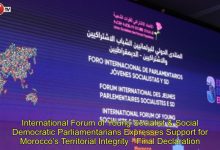 Photo of International Forum of Young Socialist & Social Democratic Parliamentarians Expresses Support for Morocco’s Territorial Integrity – Final Declaration