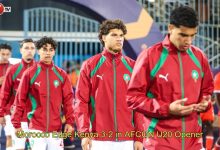 Photo of Morocco Edge Kenya 3-2 in AFCON U20 Opener