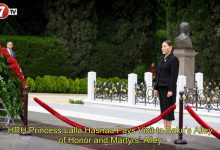 Photo of HRH Princess Lalla Hasnaa Pays Visit to Baku’s Alley of Honor and Martyrs’ Alley