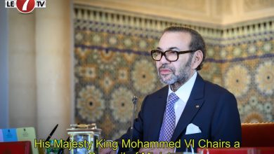 Photo of His Majesty King Mohammed VI Chairs a Council of Ministers