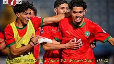 Photo of Morocco Beats Sierra Leone 1-0, Secures Spot in U-20 AFCON Semi Finals and World Cup