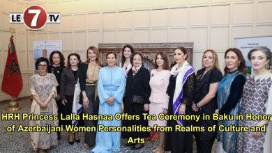 Photo of HRH Princess Lalla Hasnaa Offers Tea Ceremony in Baku in Honor of Azerbaijani Women Personalities from Realms of Culture and Arts