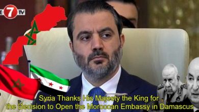 Photo of Syria Thanks His Majesty the King for the Decision to Open the Moroccan Embassy in Damascus