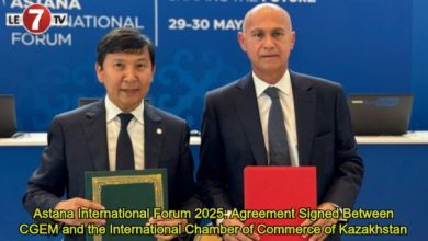 Photo of Astana International Forum 2025: Agreement Signed Between CGEM and the International Chamber of Commerce of Kazakhstan
