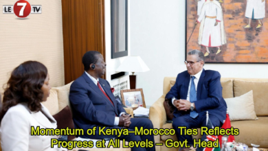 Photo of Momentum of Kenya–Morocco Ties Reflects Progress at All Levels – Govt. Head