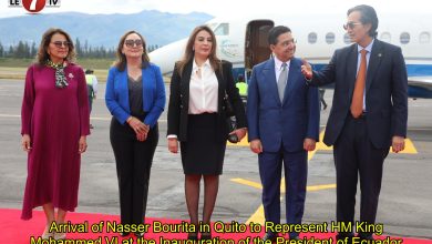 Photo of Arrival of Nasser Bourita in Quito to Represent HM King Mohammed VI at the Inauguration of the President of Ecuador