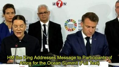 Photo of HM the King Addresses Message to Participants of Africa for the Ocean Summit (Full Text)
