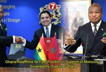 Photo of Ghana Reaffirms Its Firm Position in Support of Morocco’s Sovereignty Over Its Sahara