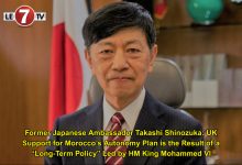 Photo of Former Japanese Ambassador Takashi Shinozuka: UK Support for Morocco’s Autonomy Plan is the Result of a “Long-Term Policy” Led by HM King Mohammed VI