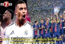 Photo of UEFA Club Rankings: Real Madrid Still Reigns Supreme, PSG Makes Historic Leap