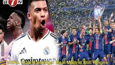 Photo of UEFA Club Rankings: Real Madrid Still Reigns Supreme, PSG Makes Historic Leap