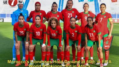 Photo of Morocco’s Lionesses Hold Ground at 60th in FIFA World Rankings, 3rd in Africa