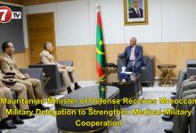 Photo of Mauritanian Minister of Defense Receives Moroccan Military Delegation to Strengthen Medical-Military Cooperation