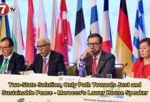 Photo of Two-State Solution, Only Path Towards Just and Sustainable Peace – Morocco’s Lower House Speaker