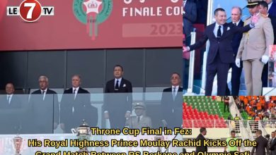 Photo of Throne Cup Final in Fez: His Royal Highness Prince Moulay Rachid Kicks Off the Grand Match Between RS Berkane and Olympic Safi