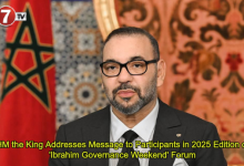 Photo of HM the King Addresses Message to Participants in 2025 Edition of ‘Ibrahim Governance Weekend’ Forum