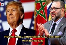 Photo of HM the King Congratulates U.S. President on National Day