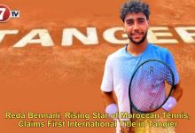 Photo of Reda Bennani, Rising Star of Moroccan Tennis, Claims First International Title in Tangier