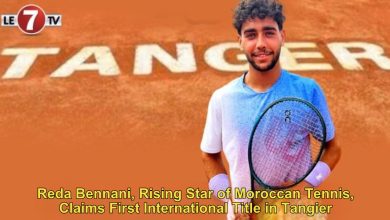 Photo of Reda Bennani, Rising Star of Moroccan Tennis, Claims First International Title in Tangier