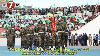 Photo of FAR Detachment Takes Part in Comoros’ 50th Independence Day Anniversary