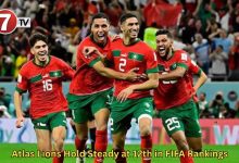 Photo of Atlas Lions Hold Steady at 12th in FIFA Rankings