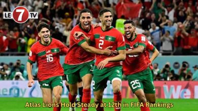 Photo of Atlas Lions Hold Steady at 12th in FIFA Rankings