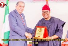 Photo of Nigerian Senate President Hails Economic Partnership with Morocco