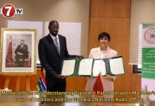 Photo of Memorandum of Understanding Signed in Rabat Between Morocco’s Court of Auditors and the Gambia’s National Audit Office