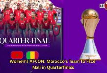 Photo of Women’s AFCON: Morocco’s Team to Face Mali in Quarterfinals