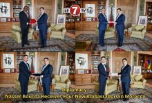 Photo of Nasser Bourita Receives Four New Ambassadors in Morocco