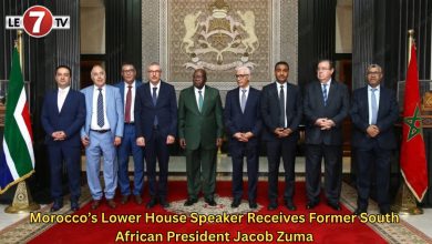 Photo of Morocco’s Lower House Speaker Receives Former South African President Jacob Zuma