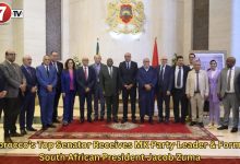 Photo of Morocco’s Top Senator Receives MK Party Leader & Former South African President Jacob Zuma