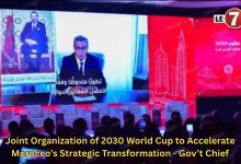 Photo of Joint Organization of 2030 World Cup to Accelerate Morocco’s Strategic Transformation – Gov’t Chief