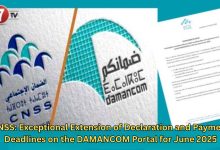 Photo of CNSS: Exceptional Extension of Declaration and Payment Deadlines on the DAMANCOM Portal for June 2025