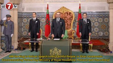Photo of HM the King to Deliver Speech to His Faithful People, to Chair Ceremonies Commemorating Throne Day (Ministry of Royal Household, Protocol and Chancellery)