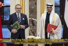 Photo of His Majesty the King Receives Congratulatory Message from UAE President on Throne Day