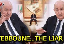 Photo of TEBBOUNE… THE LIAR!