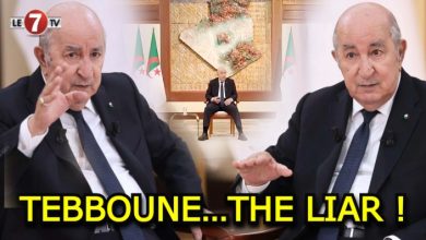 Photo of TEBBOUNE… THE LIAR!