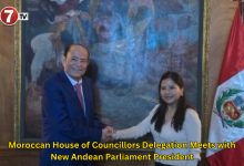 Photo of Moroccan House of Councillors Delegation Meets with New Andean Parliament President