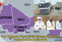 Photo of Four Moroccan Truck Drivers Released in Bamako – Statement from Mali’s Gov’t