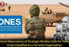 Photo of National Observatory of Strategic Studies Calls for Polisario to be Classified as a Terrorist Organization